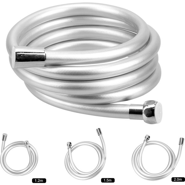 HOOMIN High Pressure Shower Hose Plumbing for Bathroom Accessories PVC Flexible Handheld Anti Winding GI/2 Universal Hose