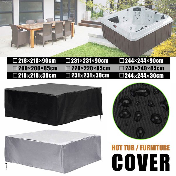 Juste anti-poussière universelle pour bain à remous, protection contre la neige, la pluie et les UV, imperméable, tous temps, spa, Hotspring