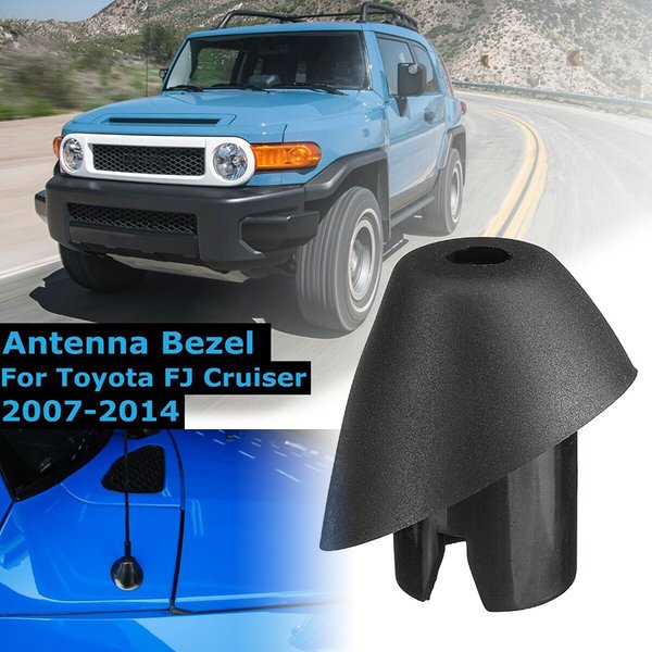 Rhyming Rubber Antenna Bezel Mounted Fender Base Protector For Toyota FJ Cruiser 2007-2014 86392-35031 86392-35032 Auto Parts