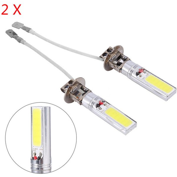 Phare antibrouillard universel pour voiture, 2 pièces, 12V H3 10W, blanc vif 6000 ~ 10000K