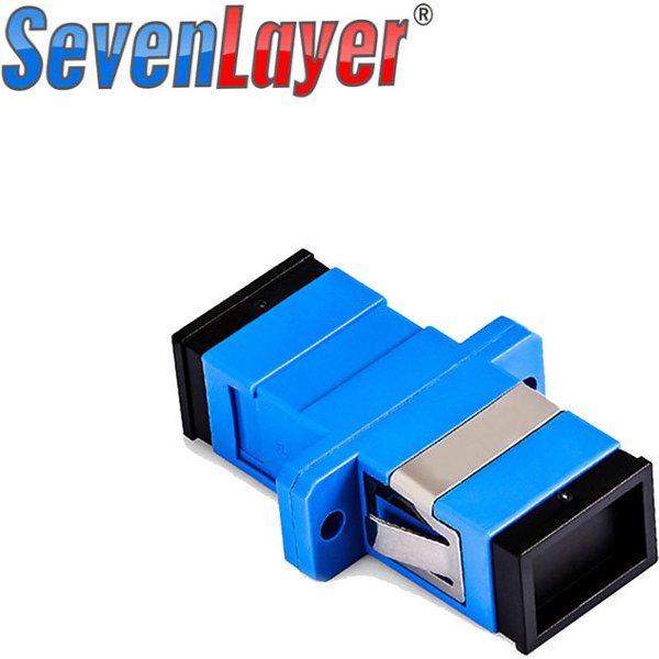 50pcs Fiber Optic Connector Adapter SC/UPC SM Flange Singlemode Simplex SC-SC APC Coupler