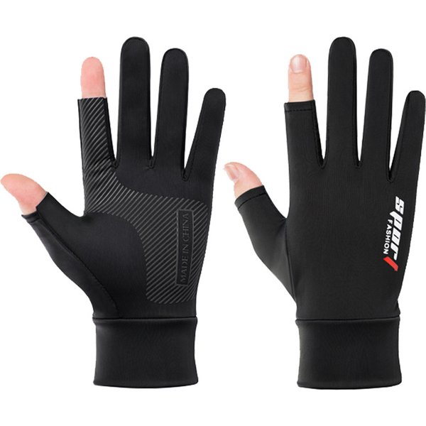Gants d'été pour hommes et femmes, Fitness, sport, pêche, cyclisme, soie glacée, respirant, élastique, Protection solaire, écran tactile, gants de conduite