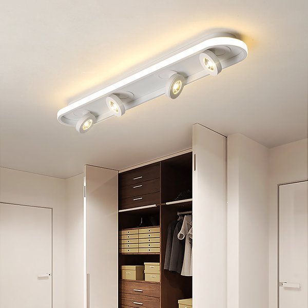 Plafonnier Rotatif sur Rail pour Salon, Chambre à Coucher, délégations, Salon, Boutique