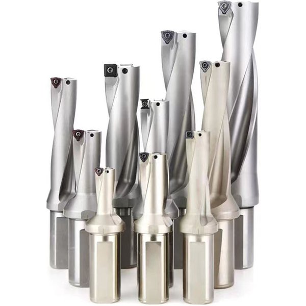 WC series drill bit Metal drill bit 13mm-50mm depth 2D 3D 4D indexable U drill bit Machinery, lathe, CNC high quality