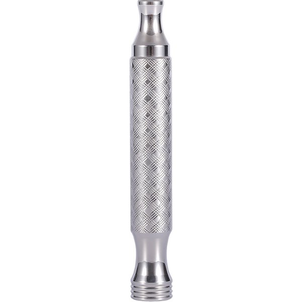 Manche de rasoir de sécurité à double tranchant en acier inoxydable CNC 316 L, accessoires de rasage manuel pour hommes, poignée uniquement (sans tête)
