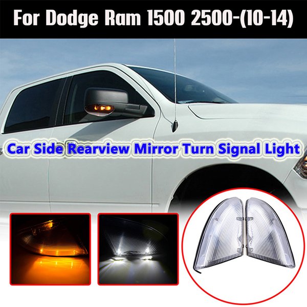 Rearview Mirror Turn Signal Light For Dodge Ram 1500 2500 2010-2013 2014 Side Cornering Lamp Accessories 68232479AA/68232478AA
