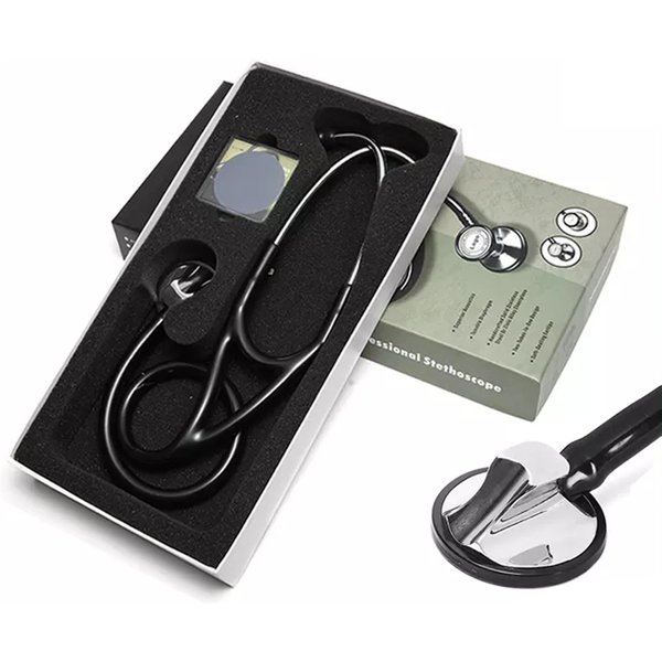 Stéthoscope professionnel de cardiologie pulmonaire cardiaque médecin étudiant équipement médical dispositif médecin stéthoscope à tête unique