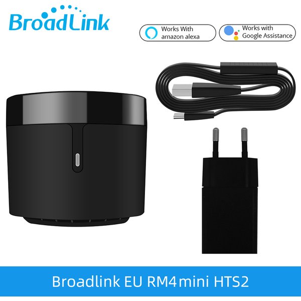 Broadlink RM4 Mini IR WLAN Smart Switch Universelle Fernbedienung HTS2 Sensor Kompatibel mit Alexa Google Home Assistant
