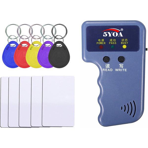 RFID Duplicator Card Reader 125KHz EM4100 Copier Writer Video Programmer T5577 Rewritable ID Keyfobs EM4305 Tags Card