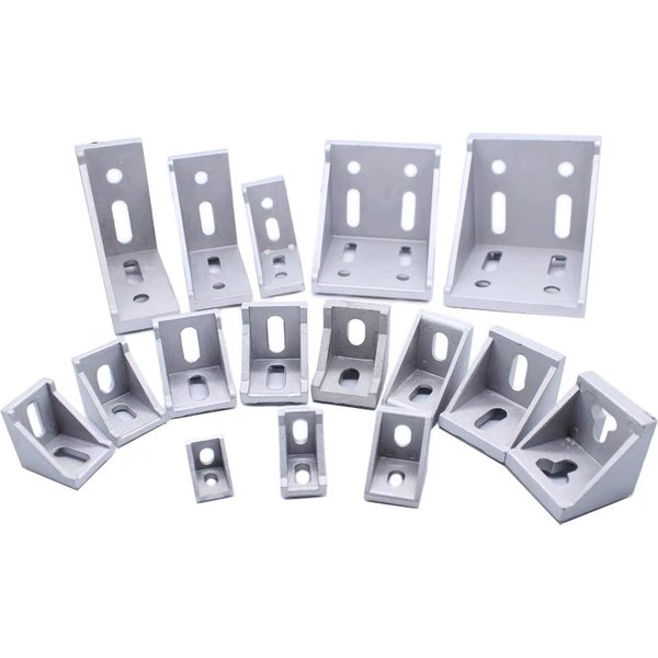 2020 2028 2040 3030 3060 4040 corner fitting angle aluminum L connector bracket fastener match use industrial aluminum profile
