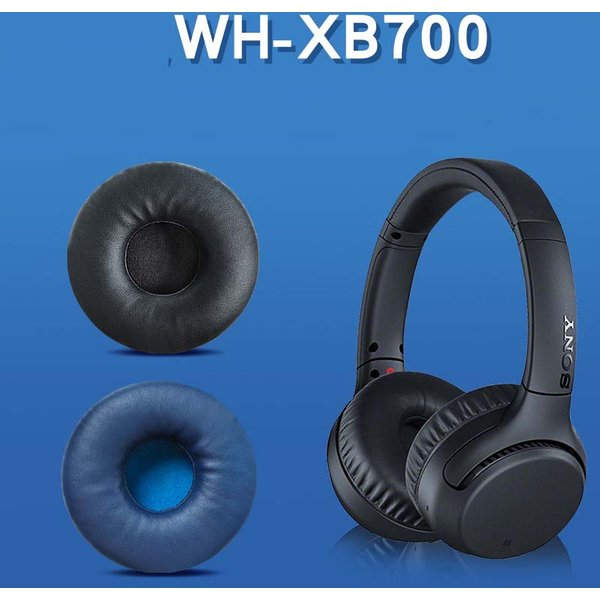 Geeignet für SONY WH-XB700 Ohrpolster Kopfhörer-Überzug Schaumstoffpolster Leder-Ohrmuscheln