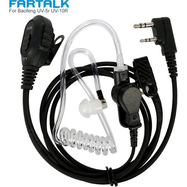 VOX Hörer Headset Mic Für Baofeng UV-5r BF-888S UV-10R UV5R BF-X3 DM-5R UV-S9 Plus TYT MD-380 DM-8HX MD-390 Walkie Talkie rad