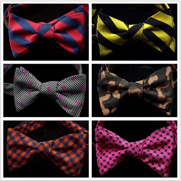 Verstellbare Bowties Fliege Selbst Jacquard Männer klassische Hochzeits feier Fliege Bowknot Geschenk