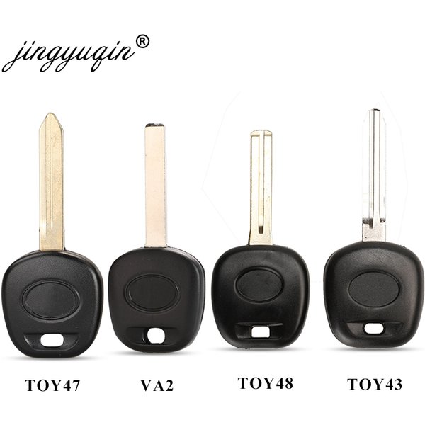 jingyuqin New Replace Remote Transponder Ignition Car Key for Toyota Tacoma fit Lexus TOY48 / Toy43 Blade No Chip