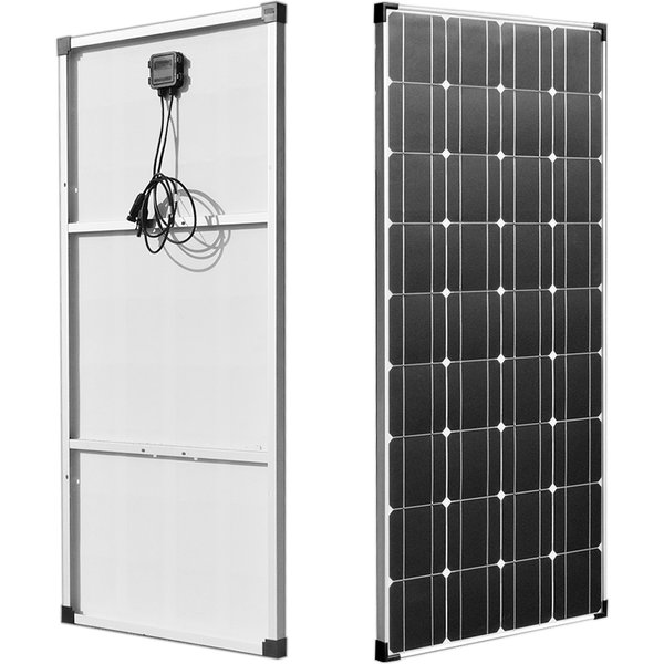 150W 18V Solar Panel Lightweight Module PV Power Cell for 12V Battery Charging Boat Caravan Any Other Off Grid Applications