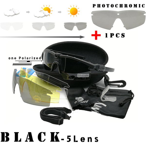 Tryway M 3.0 lunettes tactiques polarisées Protection TR90 cadre randonnée lunettes de cyclisme paitball gafas