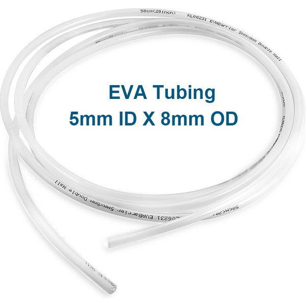 Tuyau de Tube de 3M, ligne de gaz de bière, tuyau EVA à Double paroi pour brassage à domicile, ID 5mm OD 8mm, tuyau de bière, barrière intérieure en douceur, moins de produits de mousse