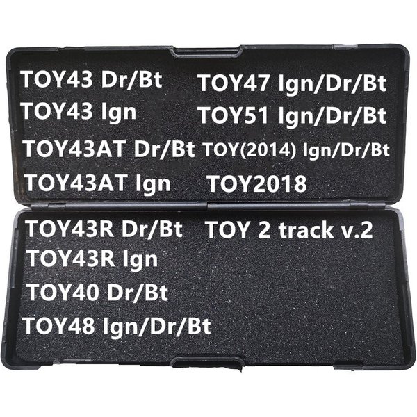 Lishi 2 in 1 Tool TOY43 TOY43AT TOY43R TOY47 TOY51 TOY2014 TOY2018 TOY2 TOY48 TOY40 for Toyotalocksmith Tool for Toyota