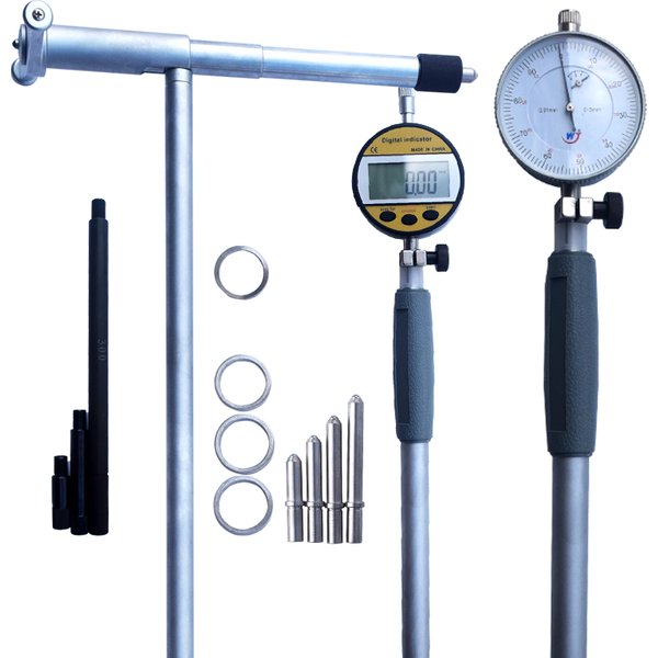 Long Arm Metric Dial Bore Gauges 10-18-35-50-160mm 0.01 Special Length Rod Internal Diameter Measurement Tool for Engine Arrangi