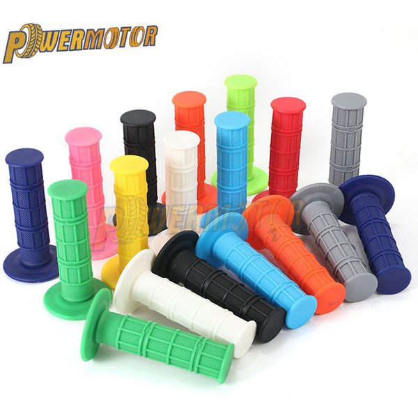 Universal Motorcycle Soft Rubber Handlebar Grips 7/8" 22mm Hand Grips For Honda Kawasaki Yamaha Suzuki BMW MX Pit Dirt Bike