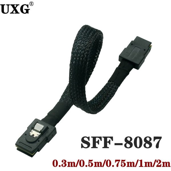 1PCS NEUE SAS SATA Kabel Mini SAS Kabel Mini-SAS 36 P Zu 36 Pin SFF-8087 Zu SFF8087 HD Daten Kabel 1ft 30cm 0,5 m 0,75 m 1M/100CM 2m