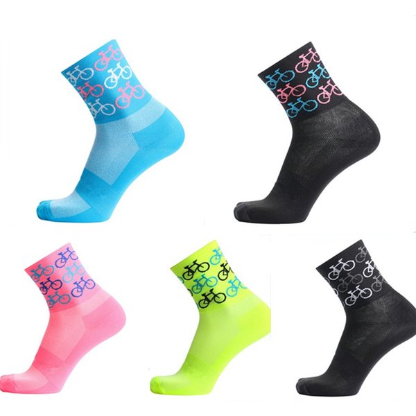 2021 Bmambas Men Women Cycling Socks MTB Bike Socks Breathable Road Bicycle Socks Outdoor Sports Racing Socks