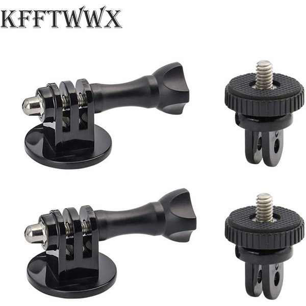 Supports d'adaptateur de trépied pour Gopro 13 12 11 10 9 8 7 6 5 4 3 2 1/4-20, adaptateur à vis pour Go Pro Hero YI 4K SJ4000 EKEN H9R DBPOWER