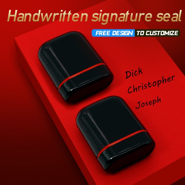 Timbres nominatifs de grande taille, sceau Signature manuscrite, sceau photosensible personnalisé, sceau Logo personnalisé