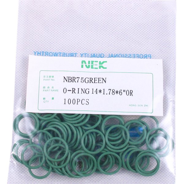 ( 14*1.78mm ) #12 R12 NBR Rubber O-Ring Seal Kit, High Temperature Resistance for Car Air Conditioning Valve 3/8 1/2 5/8 3/4