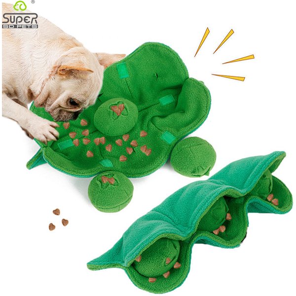 Sniffing Dog Toy Squeaky Plush Treat Dispenser IQ Puzzle Toys Stress Reliever Interactive Ball Dog Snuffle Bowl Puppy Chew Toy
