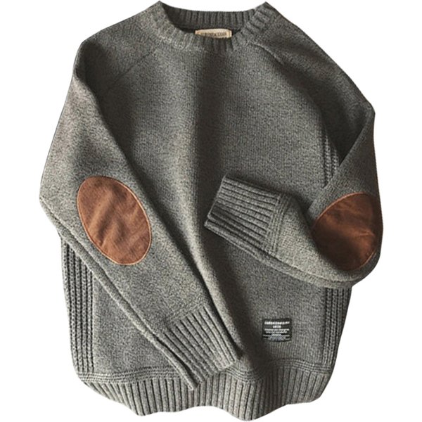 2026 New Men Pullover Sweater Autumn Fashion Casual Loose Thick O Neck Wool Knitted Oversize Harajuku Streetwear Knitwear M-5XL