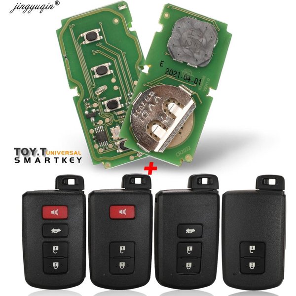 jingyuqin Xhorse VVDI XM38 Universal Remote Key 8A/4D Smart Keyless for Toyota Plus Max VVDI2 VVDI Mini Support Renew &Rewrite
