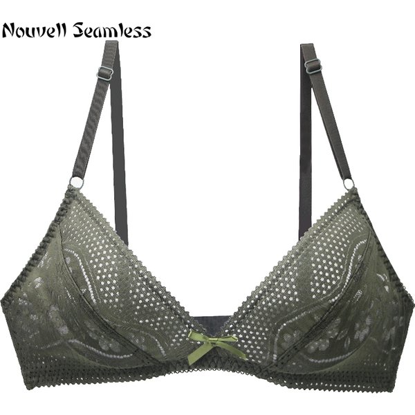 Soutien-gorge en dentelle Ultra-mince pour femmes, grande taille, Perspective solide, Lingerie intime, sous-vêtements féminins, nouvelle collection 2021