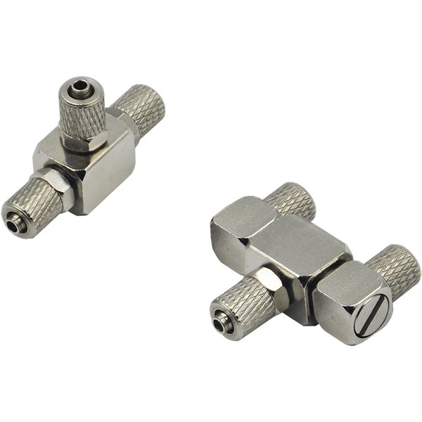 Connecteur métallique 3CH Type T/Y, connexion de voie d'huile multi-cylindres pour pelle RC, Bulldozer, pièces de voiture