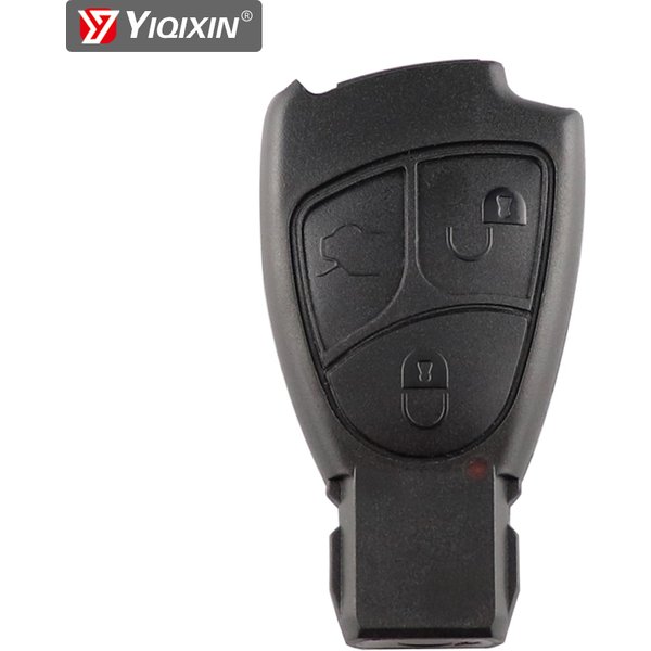 YIQfeast IN-Coque de clé de voiture télécommandée, remplacement de boîtier, jeu de clés intelligentes à 2/3/4 boutons, Mercedes-Benz C E ML S SL SLK CLK Jas