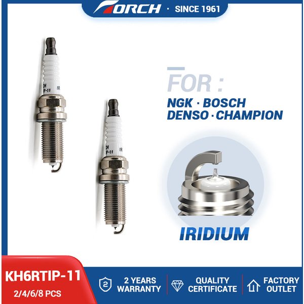 Candle for ILFR6J-11K SILFR6A11 Spark Plug TORCH Iridium Platinum KH6RTIP-11 for SK20HR11 FK20HR11 Engines Components