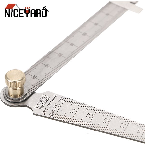 NICEYARD Measuring Tool 1-150mm Feeler Gauges Bore Measurement Stainless Steel Wedge Taper Ruler