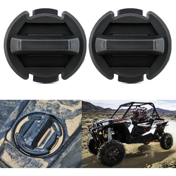2 pcs Floor Drain Plug Twist Trap Seal for RZR 900 2015-19 RZR XP 1000 2014-19 RZR Turbo 2016-19 General 1000 2016-19