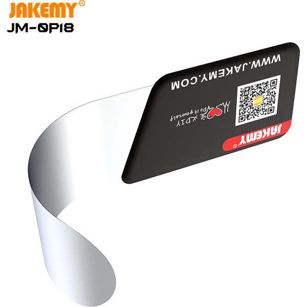 JAKEMY 0.1mm Ultra mince Flexible en acier levier Spudger démonter la carte pour iPhone Samsung écran incurvé ouverture outils de réparation