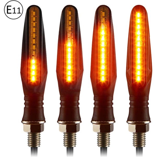 Motorrad Blinker Licht E11 Mark Gebaut Relais 335SMD Blinker Anzeige Blinklicht Blinker Universal M10 Bolzen