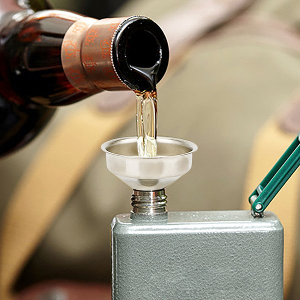 Mini entonnoir en acier inoxydable pour d'extraction à vin, petit entonnoir à bouche étroite, remplissage de d'extraction de hanche, bar, HI