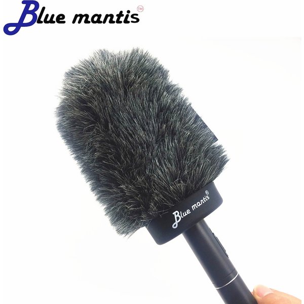 Cache-vent en fourrure Dead Cat pour microphones intégrés, idéal pour les interviews et les prises de vue en extérieur