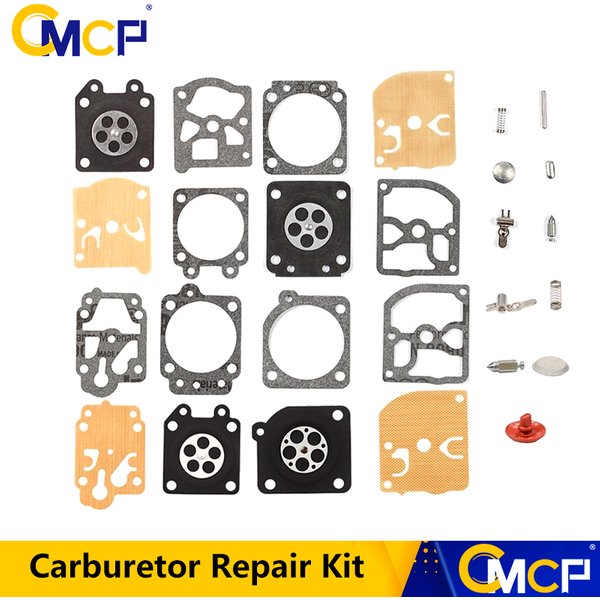 CMCP-Kit de réparation de carburateur pour débroussailleuse, tronçonneuse, pièces de rechange pour tondeuse, CG230, 330, 430/520, 4500, 5200, Age, 1 jeu