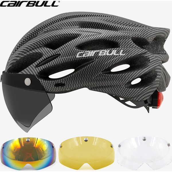 Casque de cyclisme léger route vtt VTT vélo Led casque L pour hommes femmes visoré casque de vélo Casco Accesorios