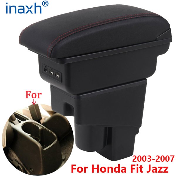 Für Honda Jazz Armlehnenbox Für Honda Fit Jazz 1 Auto-Armlehne 2003-2007 Arm-Aufbewahrungsbox Auto-Zubehör 2003 2004 2005 2006 2007