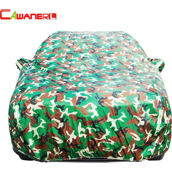 Cawanerl housse de voiture imperméable Camouflage extérieur soleil poussière pluie neige protection coupe-vent bâches de voiture complètes pour SUV berline hayon