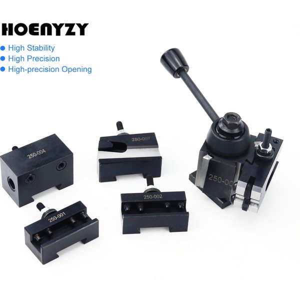 1PC 250-000/250-001/250-002/250-004/250-007/250-010/250-101 Wedge GIB Type Quick Change Toolpost Tool Holder For Lathe Tools