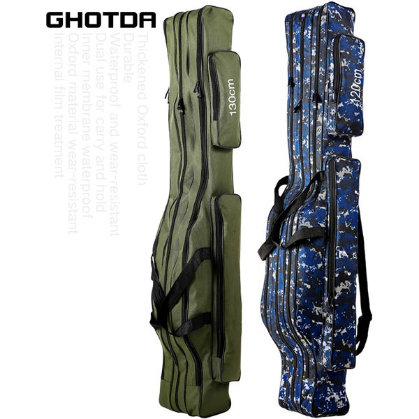 Fishing Rod Bag Carrier Fishing Reel Pole Storage Bag 110cm / 120cm / 130cm / 150cm