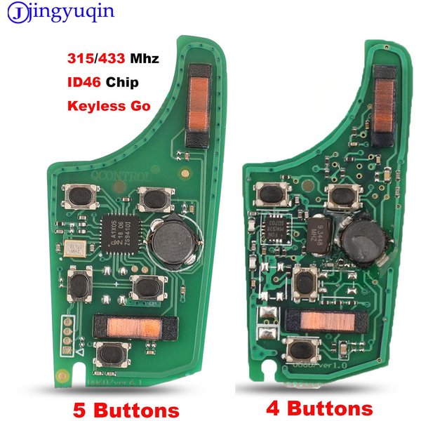 Jingyuqin Keyless Go Smart Remote Flip Key für Chevrolet Cruz Aveo Camero Malibu Buick Verano Encore 315/433Mhz ID46 Chip