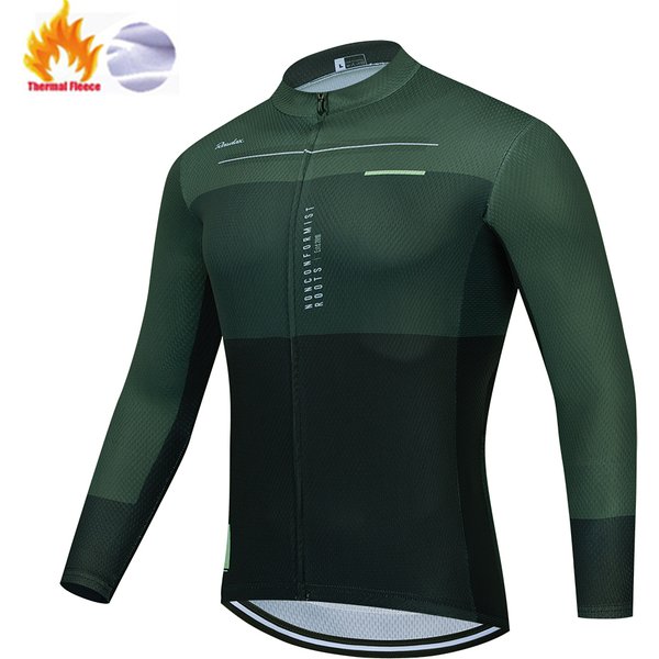 Hommes vestes d'hiver 2025 équipe Raudax hiver vêtements de cyclisme vtt à manches longues maillots de cyclisme Ropa Ciclismo Triathlon Kits de cyclisme